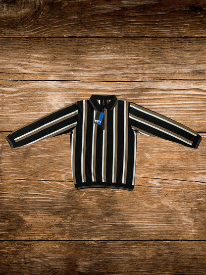 Elite Heritage Striped Zip Shirt