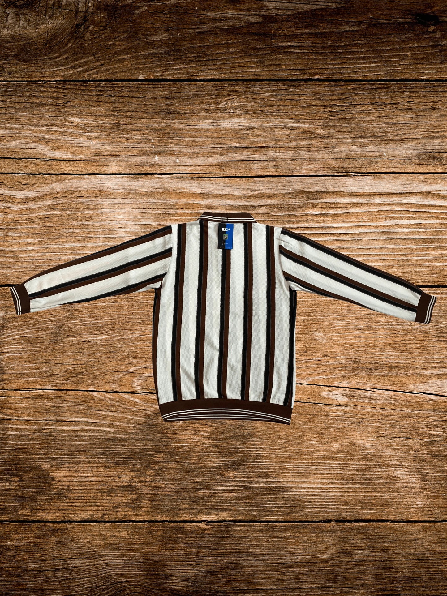 Elite Heritage Striped Zip Shirt