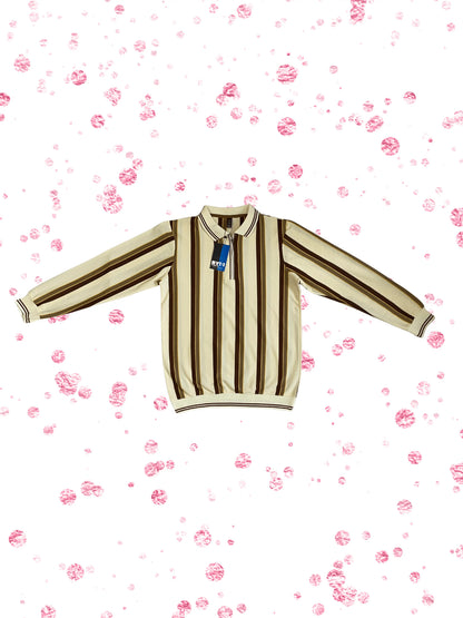 Elite Heritage Striped Zip Shirt